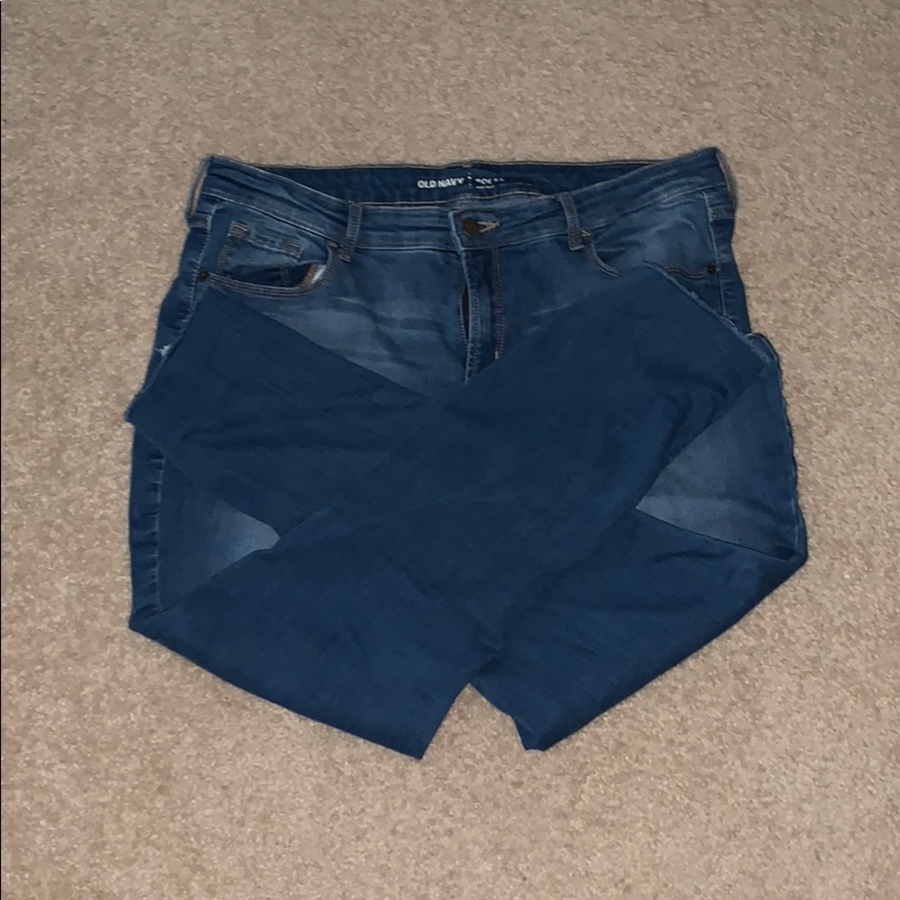 old navy rockstar mid rise jeans